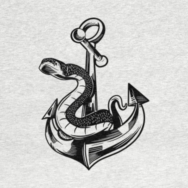 anchor snake by animalfuny